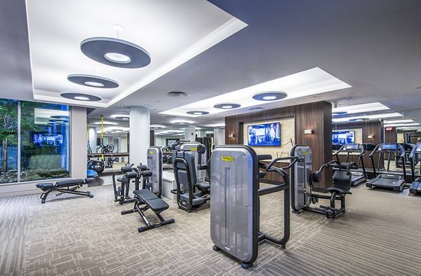 fitness center at Vora Mission Valley West Apartments