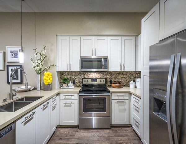 kitchen at Vora Mission Valley West Apartments