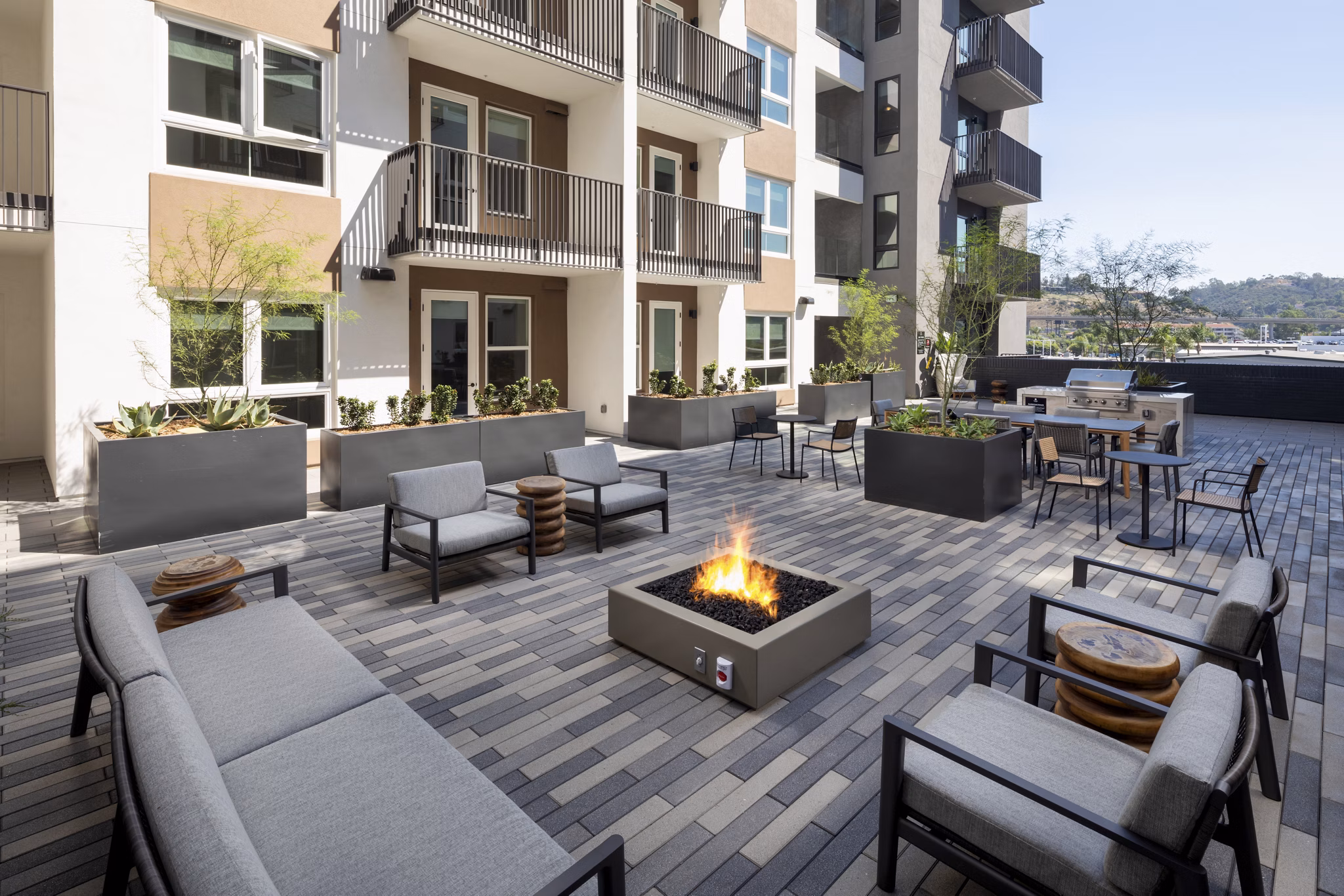Fitness Center at Vora Mission Valley East Apartments