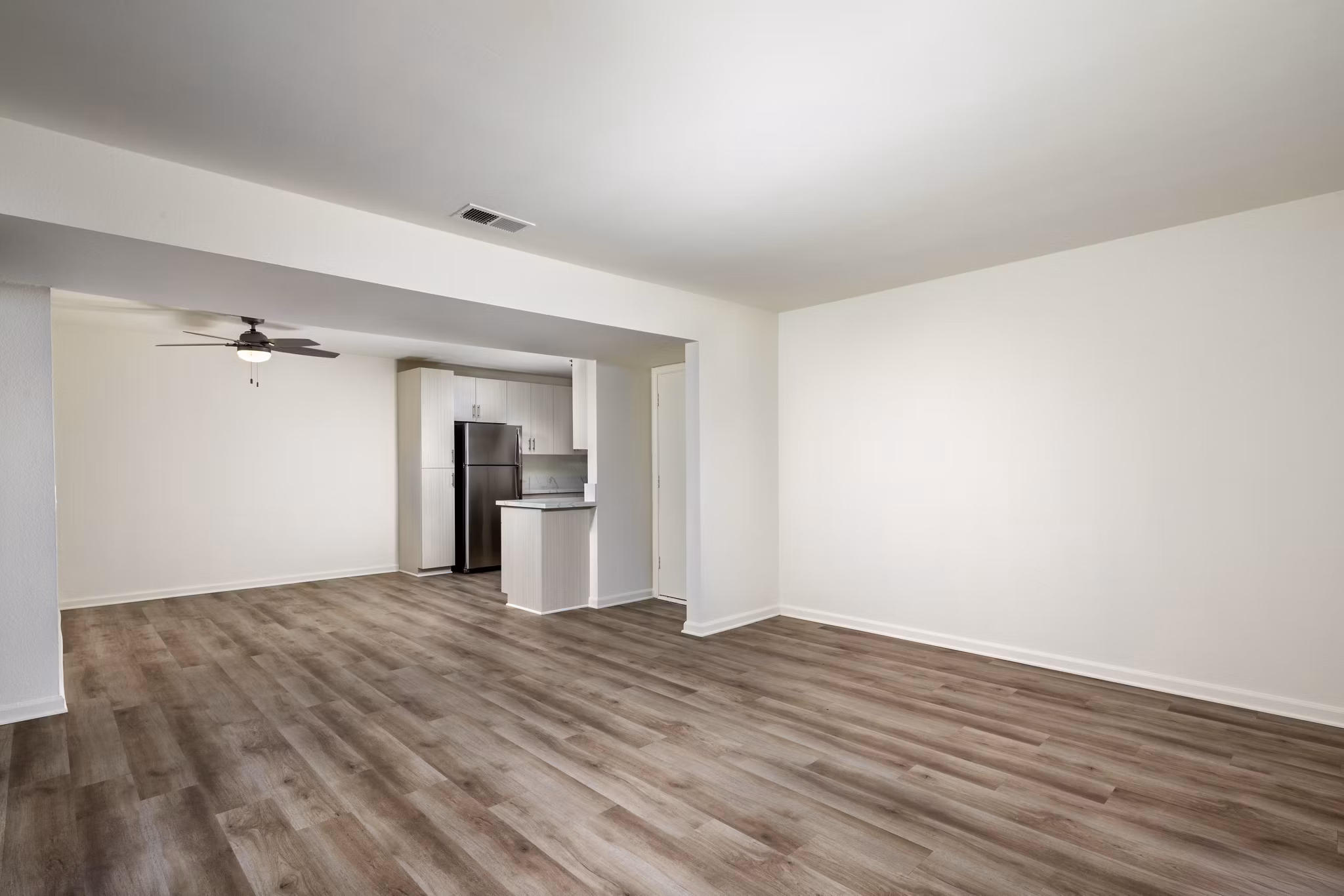 Living Room at Shadowridge Woodbend Apartments