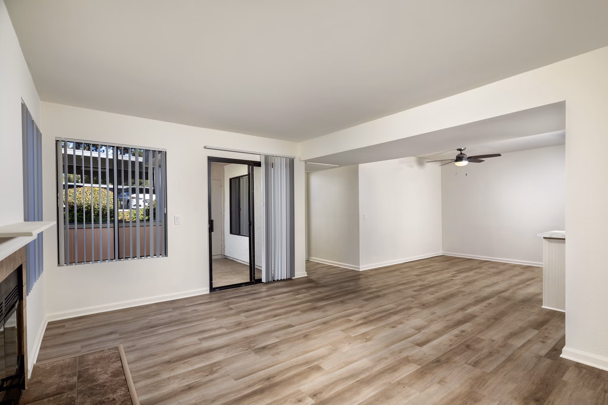 Living Room at Shadowridge Woodbend Apartments