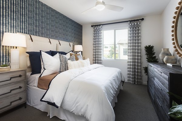 Cozy bedroom with modern furnishings at Kendry Apartments, luxury living with premium lifestyle amenities