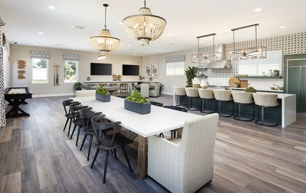 Clubhouse featuring modern design elements at Kendry Apartments