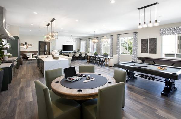 billiards and game room at Kendry Apartments