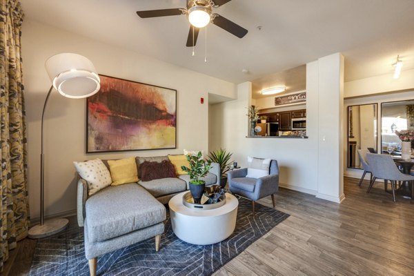 living room at Solana Ridge Apartments