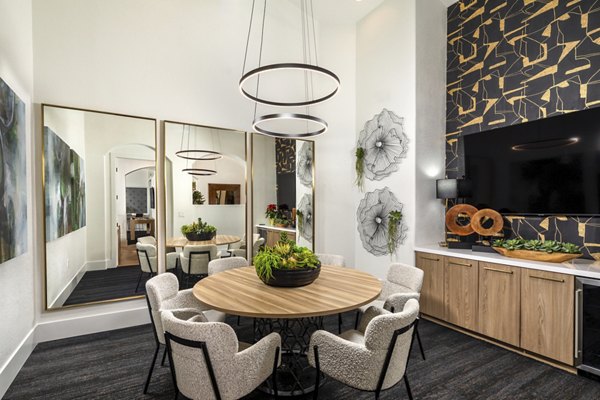 Modern clubhouse with elegant furnishings at Tuscany Ridge Apartments