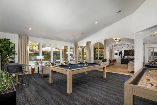 Modern clubhouse with elegant interiors at Tuscany Ridge Apartments offering luxury social spaces and amenities