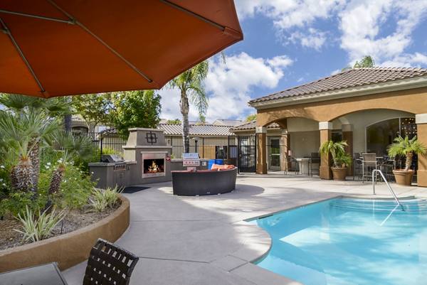 pool/grill area/fire pit at Tuscany Ridge Apartments