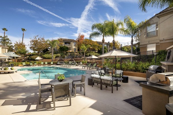 courtyard at Tuscany Ridge Apartments