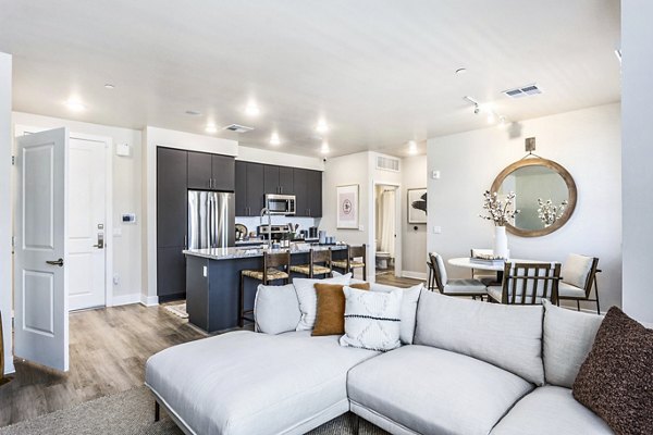 living room at Broadstone Dobson Ranch Apartments