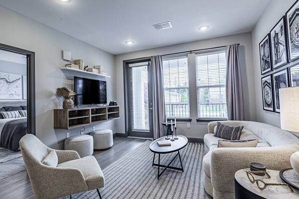 living room at The Louis Apartments