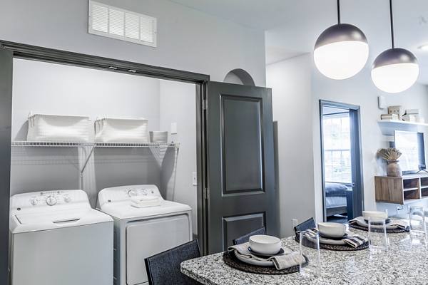 laundry room at The Louis Apartments