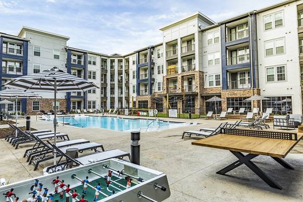 pool /patio games at The Louis Apartments