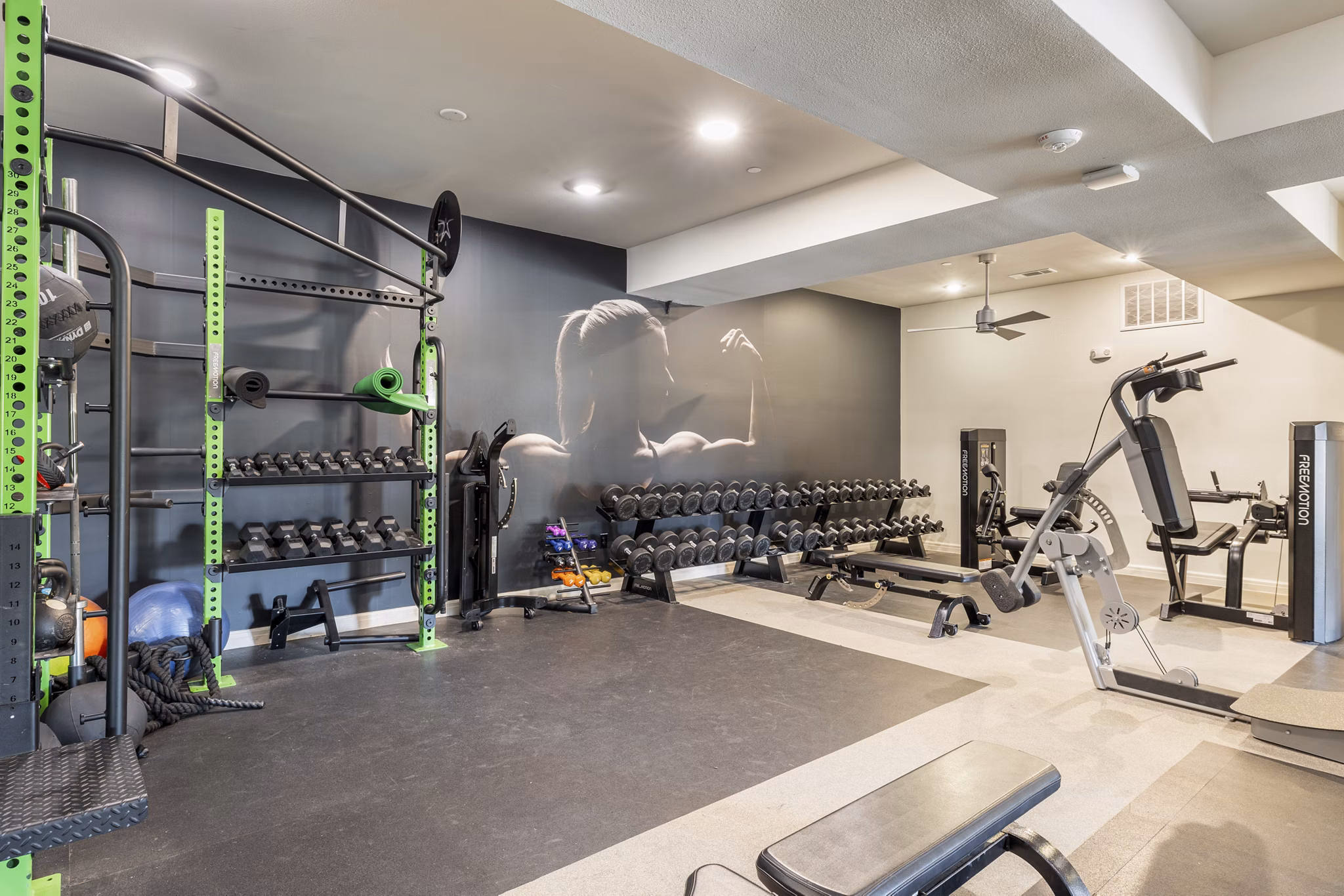 fitness center at Anthem at Ledge Stone Apartments