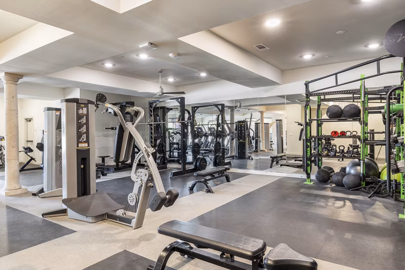 fitness center at Anthem at Ledge Stone Apartments