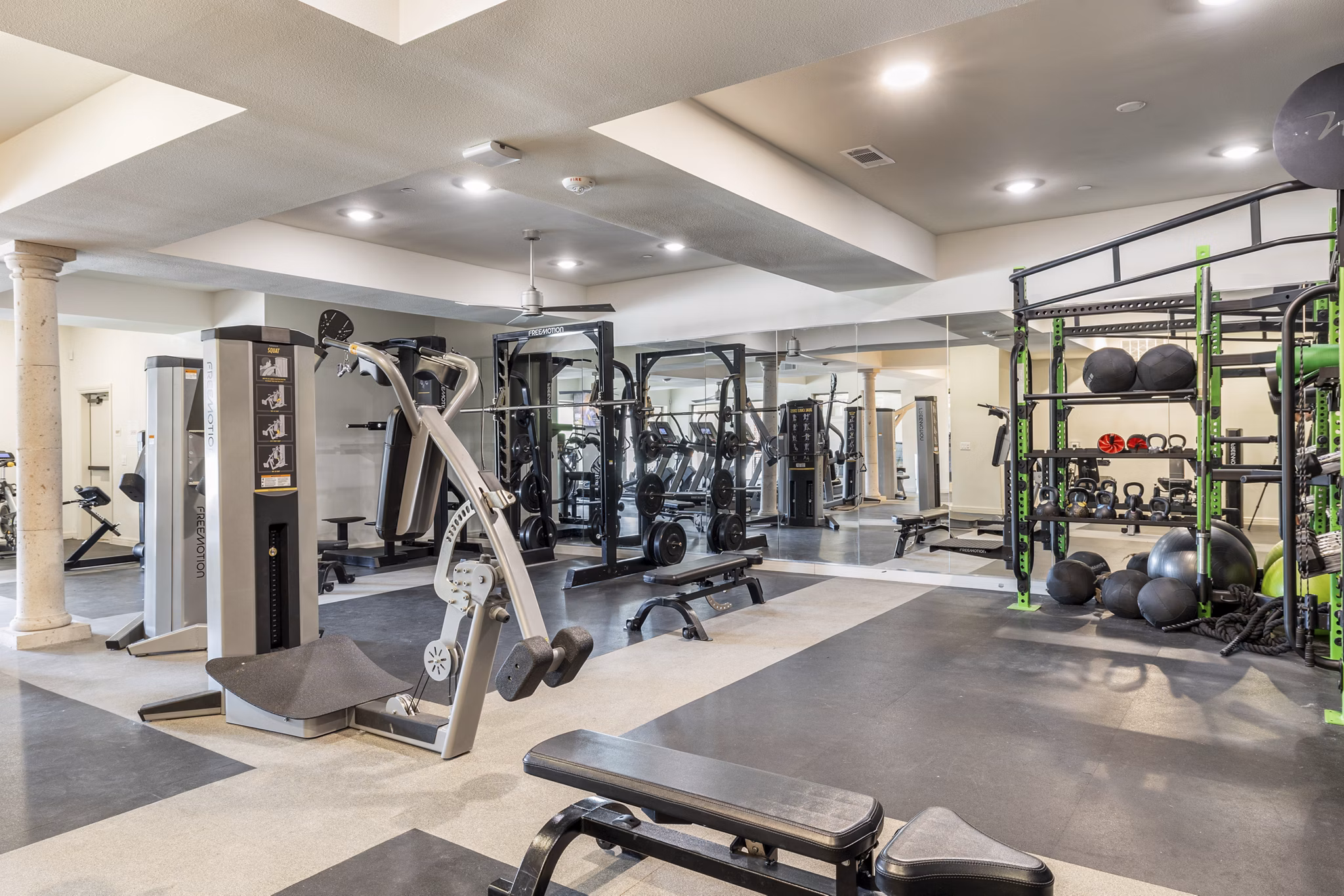 fitness center at Anthem at Ledge Stone Apartments