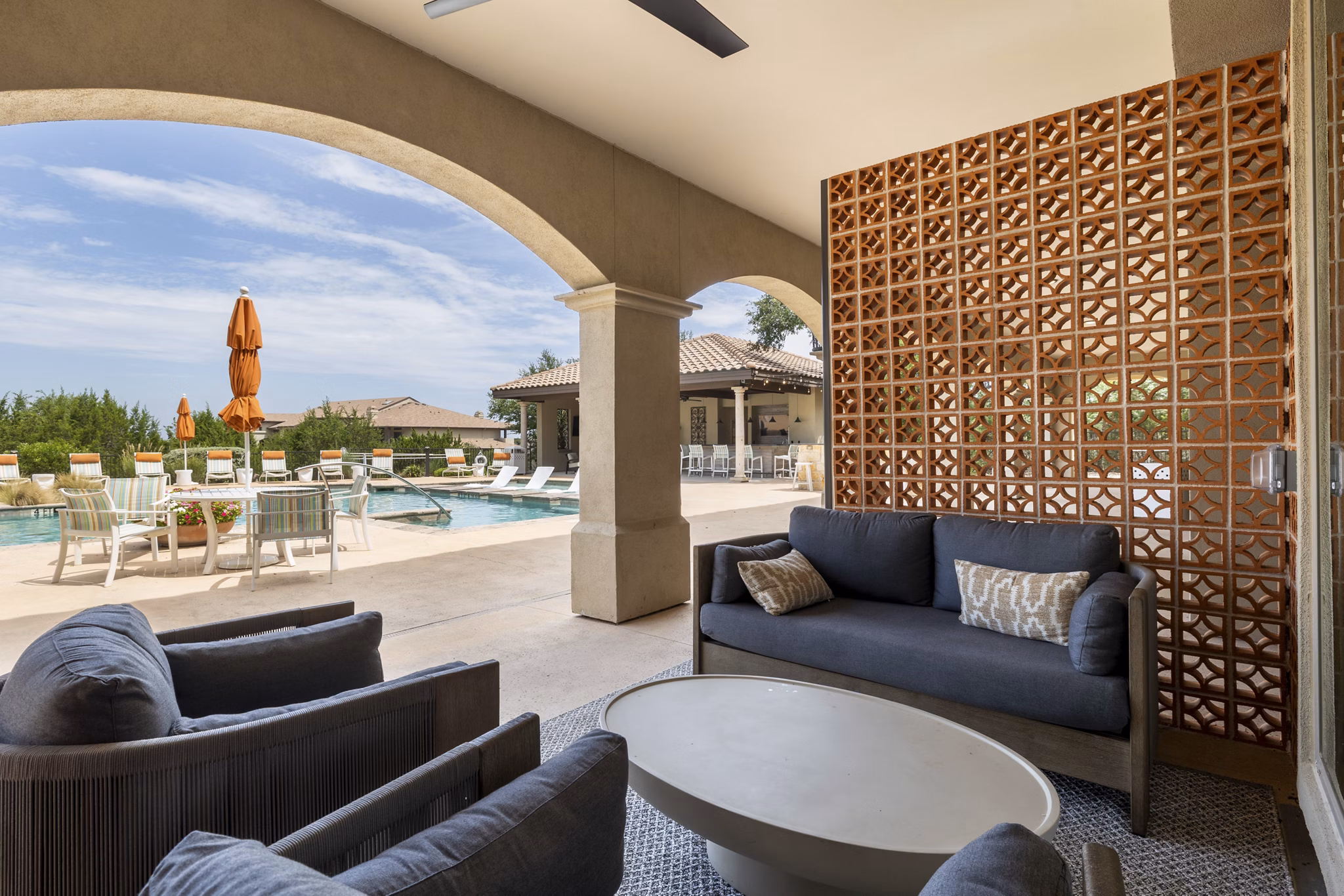 recreational area at Anthem at Ledge Stone Apartments