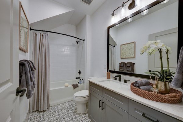 bathroom at Arbolada Apartments