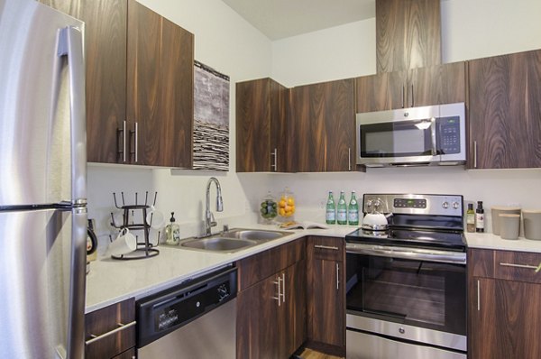 kitchen at Britton Place Apartments