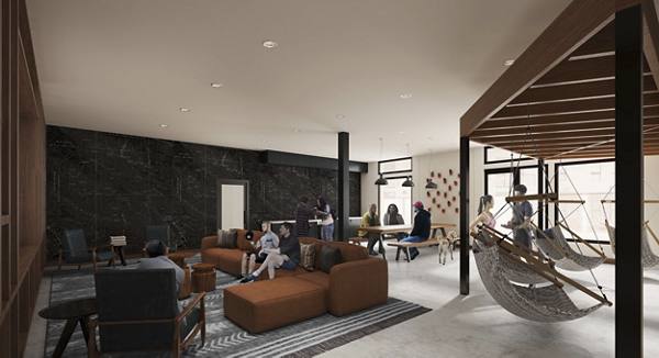 rendering at The Waymark Apartments