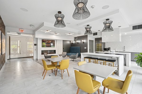 clubhouse at The Park at Woodbridge Station Apartments