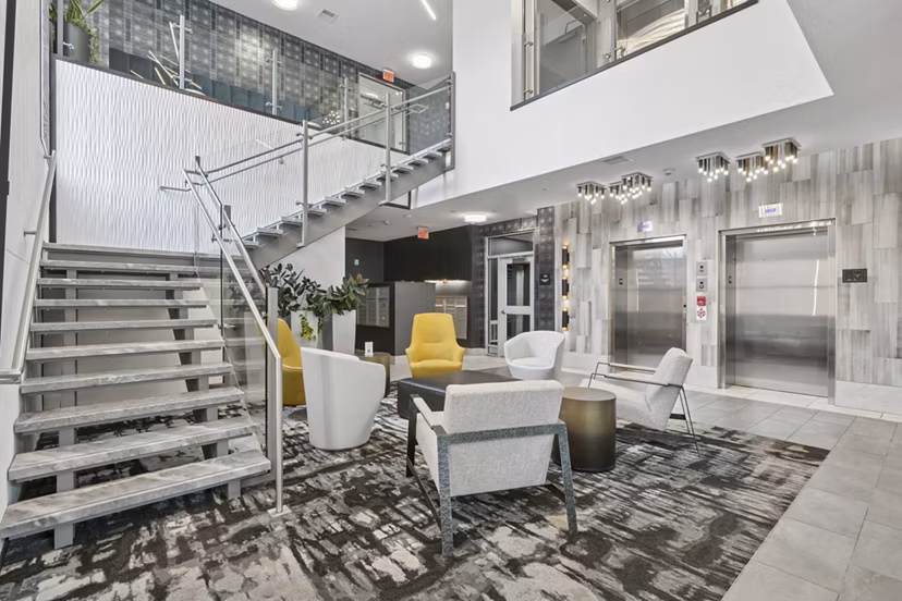 clubhouse at The Park at Woodbridge Station Apartments