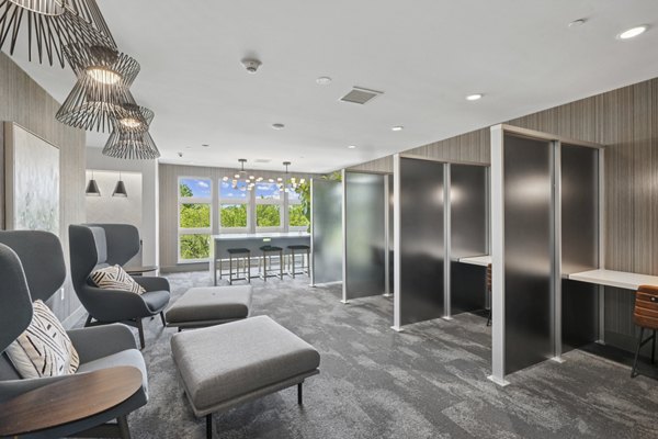 clubhouse at The Park at Woodbridge Station Apartments