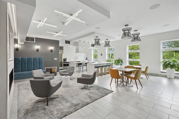 clubhouse at The Park at Woodbridge Station Apartments