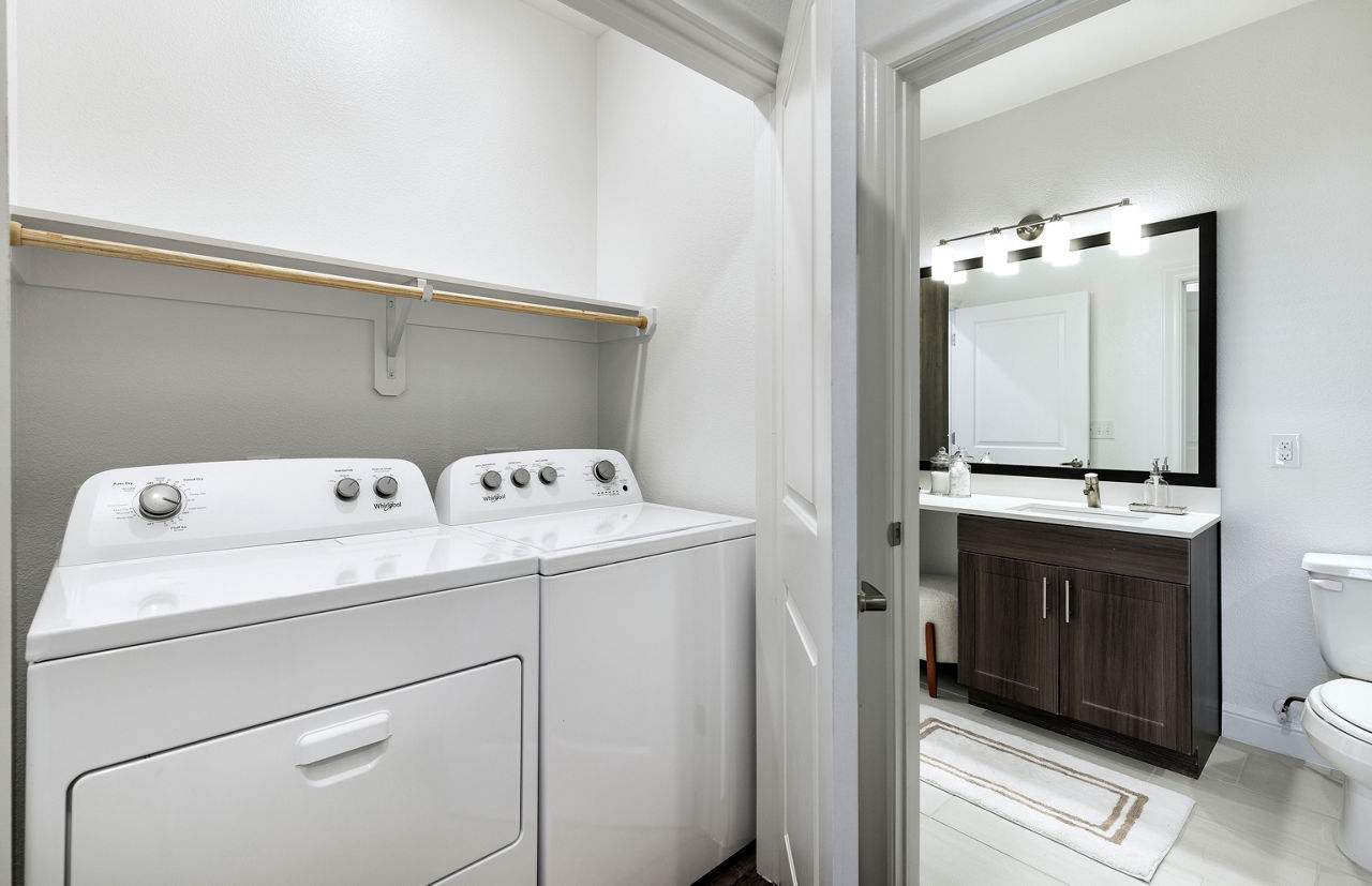Laundry room at Cadence Creek At Gosling