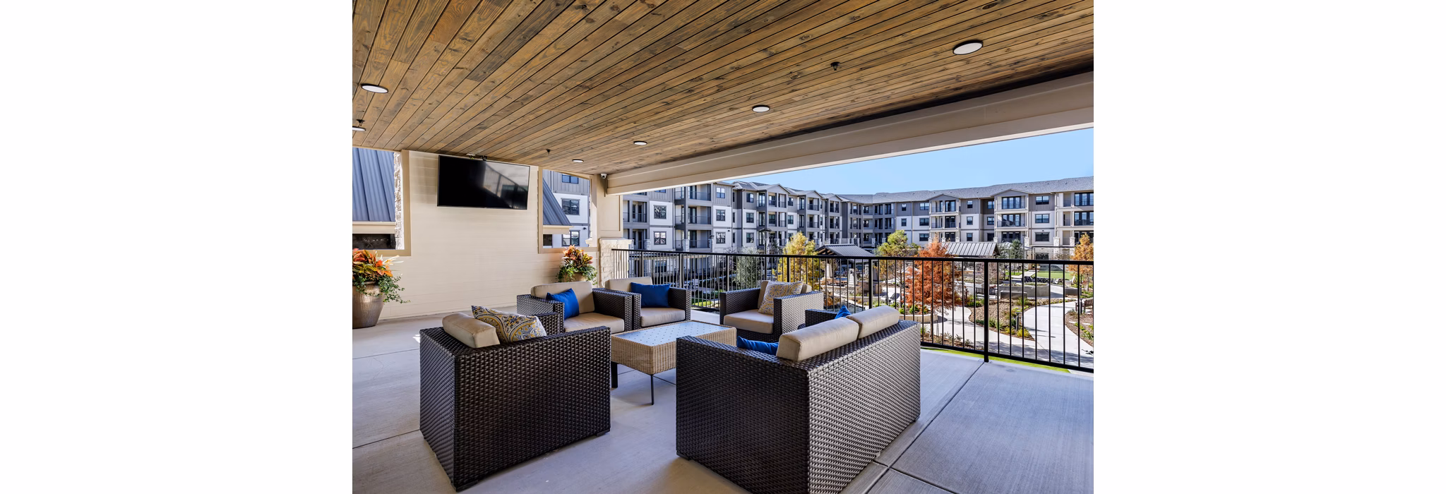 Patio at Cadence Creek at Gosling I Apartments