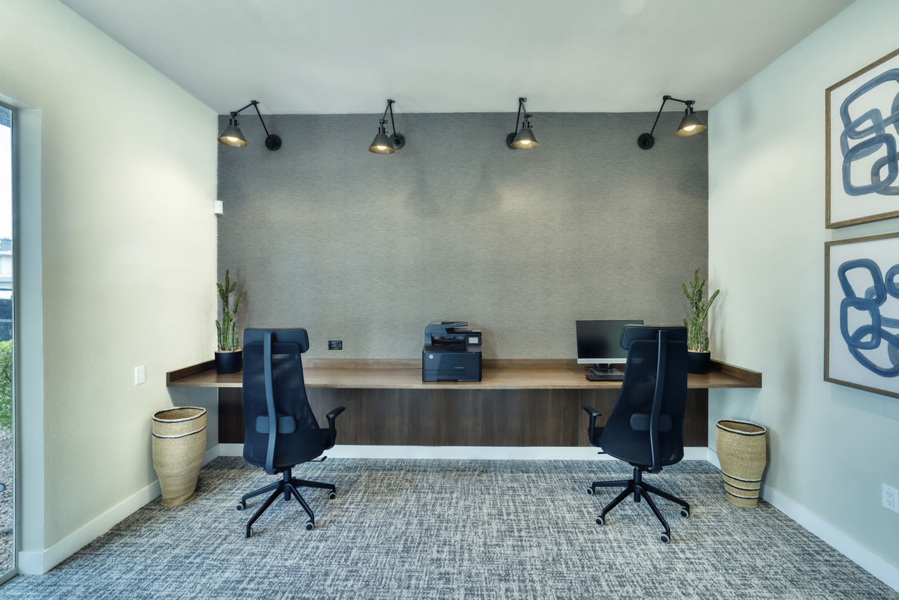 Work space at Mountainside