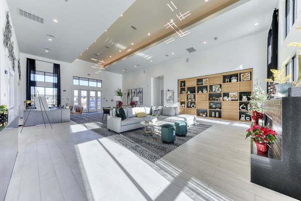 Stylish clubhouse with contemporary design at Moderno Apartments