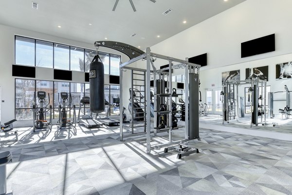 fitness center at Moderno Apartments