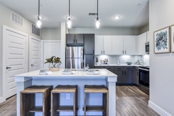 kitchen at Moderno Apartments