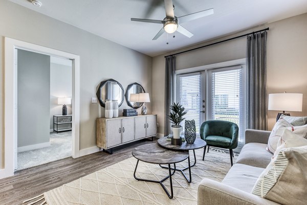 living room at Moderno Apartments