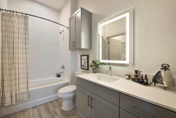 Bathroom at The Flats at  West Alabama Apartments