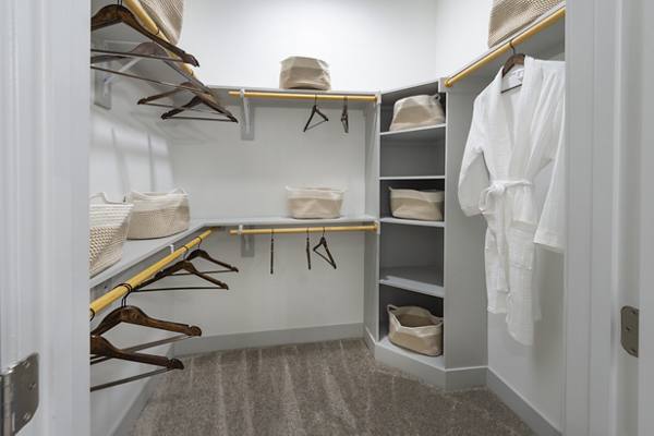 closet at Reserve at Baybrook Apartments