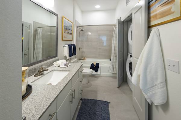 bathroom at Reserve at Baybrook Apartments