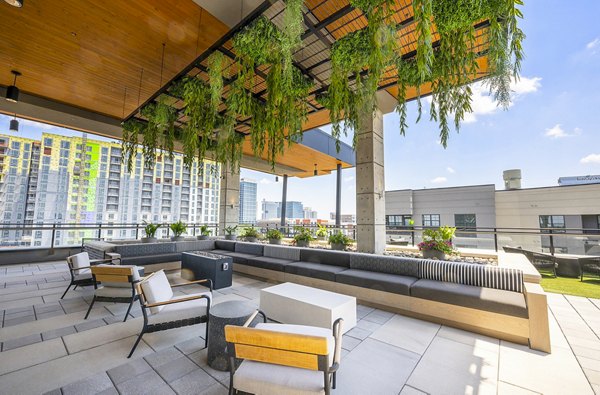 fire pit/patio at The Prospect Apartments