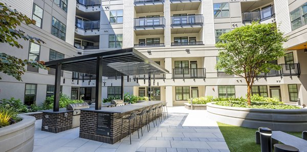 grill area/patio at The Prospect Apartments