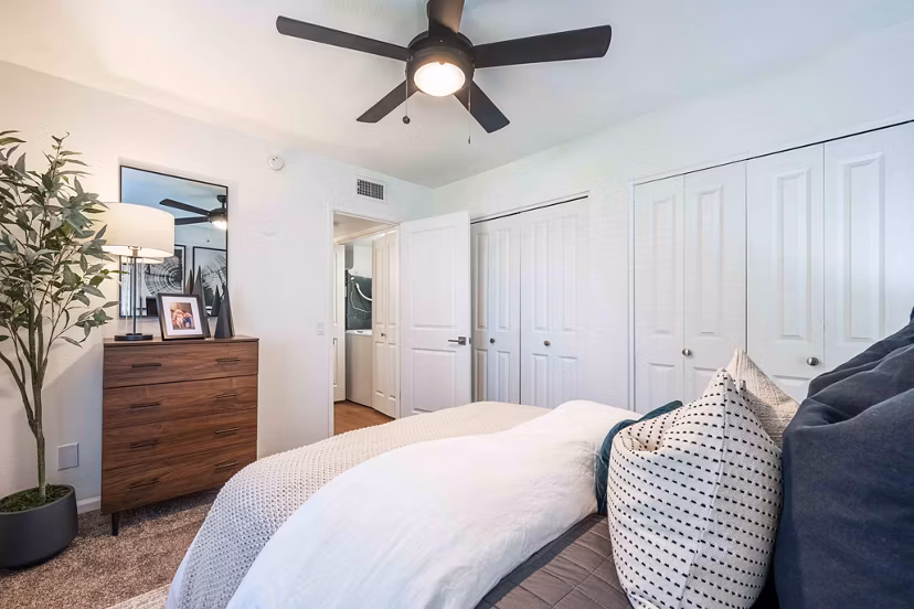 bedroom at La Privada Apartments