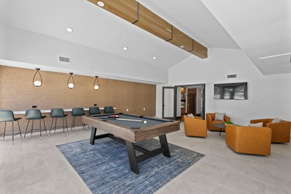 Clubhouse featuring modern design at La Privada Apartments in Phoenix, AZ Ideal for social gatherings and events