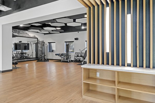 State-of-the-art fitness center with modern equipment at La Privada Apartments