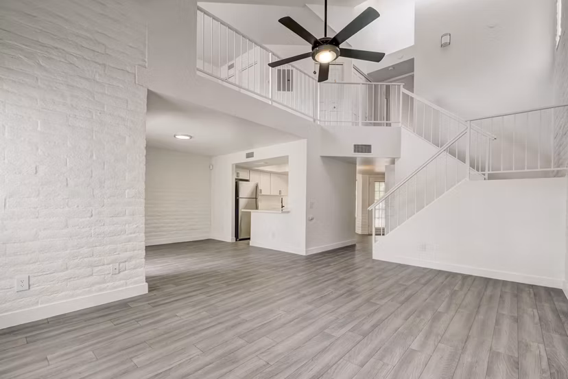living room at La Privada Apartments