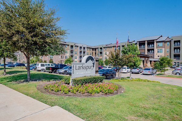 signage at Larkspur at Twin Creeks Apartments