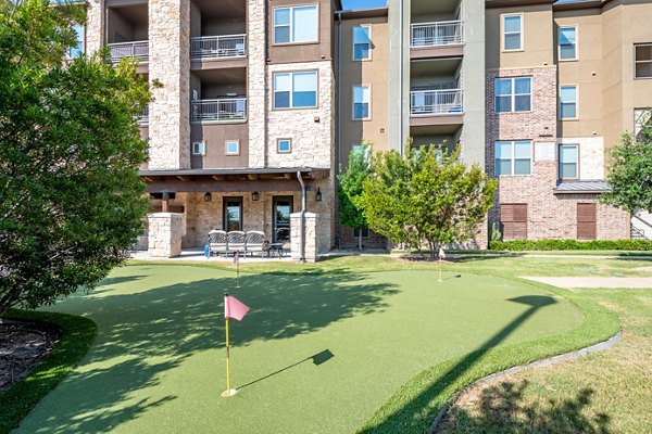 Outdoor sport court at Larkspur at Twin Creeks Apartments offering recreational space for residents