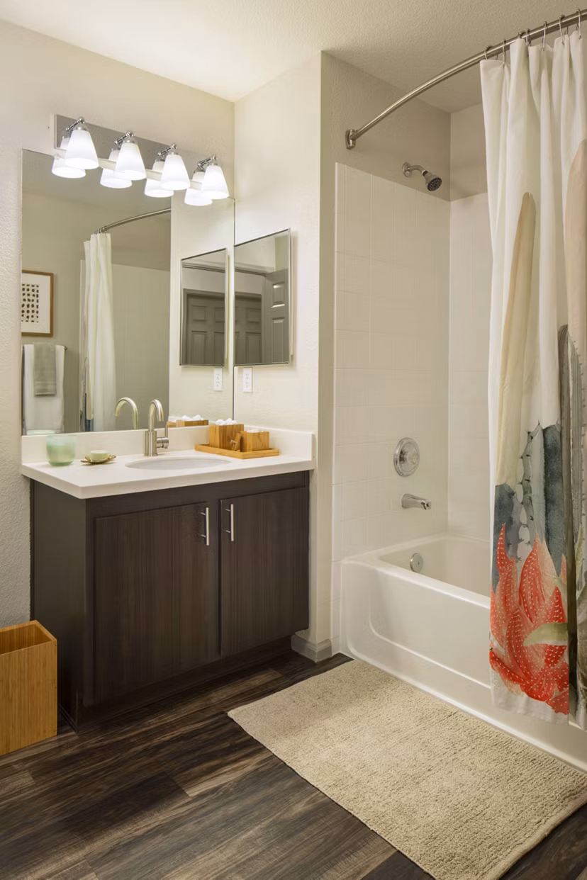 bathroom at Highline at Cherry Creek Apartments