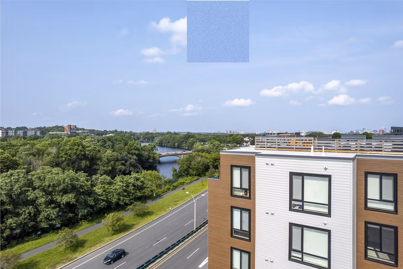 View at 1550: Luxury riverfront apartments on the Charles featuring modern design and premium amenities