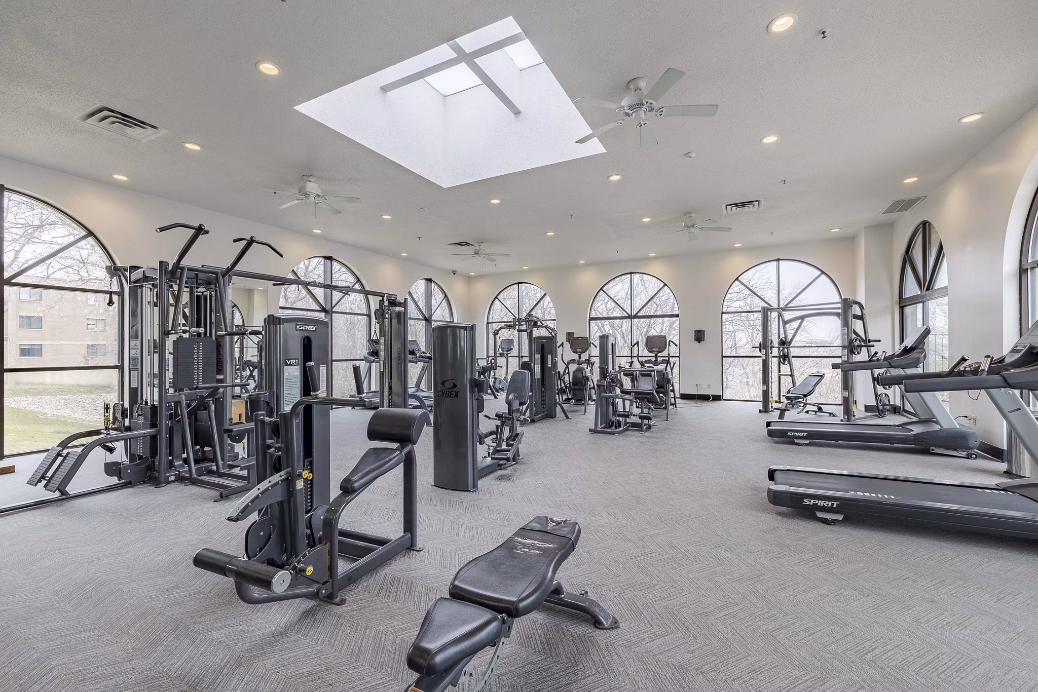 fitness center at Avana Minnetonka Apartments 