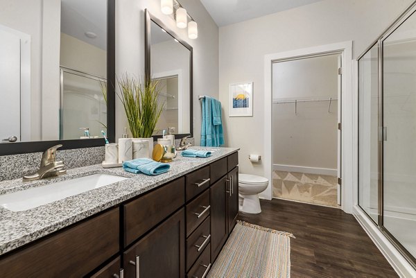 bathroom at Encore at Heritage Apartments